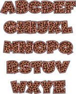 Animal Print Letters drawing