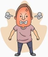 Angry Person Cartoon drawing