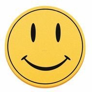 Smiley Face yellow Clip Art drawing