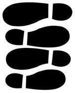 Shoe Print Outline Printable