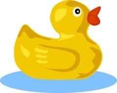 Open Duck Mouth Toy Rubber Bill With Bath