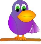 Parrot Cartoon Clip Art N7