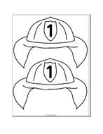 Preschool Fireman Hat Template