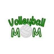 Volleyball Mom Sayings Applique