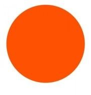 big orange dot as a picture for clipart