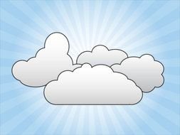 Clip art of Clouds