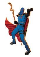 Commander in a blue suit