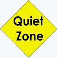 Quiet Zone Signs Clip Art N5
