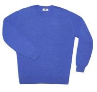 blue sweater on a white background