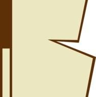 brown card on a white background