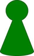 Ä°llustration of green Game Piece