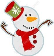 Snowman Carrot Nose Template N3