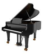 Black And White Grand Piano drawing