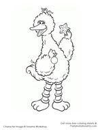 Sesame Street Big Bird Coloring Pages N2