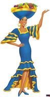 Chiquita Banana Girl drawing