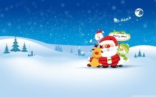 Merry Christmas, Santa Claus as a drawing