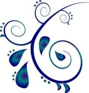 Paisley Border Clip Art N2