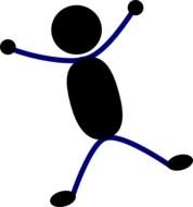 Stick Man Clip Art N30