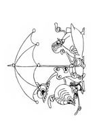 Umbrella Coloring Pages drawing