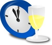 New Years Clock Clip Art Free N2
