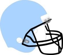 Pink Football Helmet Clip Art N3