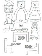 Goldilocks And The Three Bears Coloring