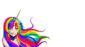 Rainbow Unicorn as graphic image