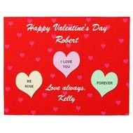 Custom Heart Valentine Jigsaw Puzzle Gift In Tin