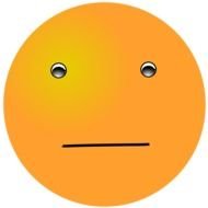 nice Smiley Face orange drawing