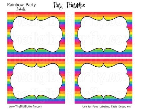 Rainbow Party Food