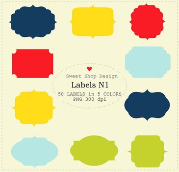 Free Label Frames Clip Art N4