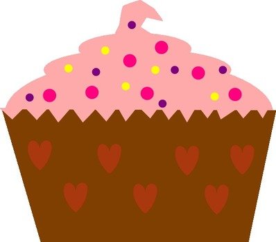 Cupcake With Sprinkles Clip Art N4