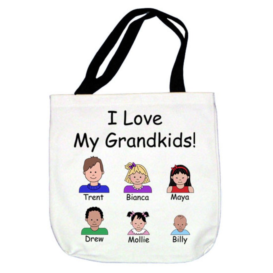 Family Of 6 People Tote Bag Up To