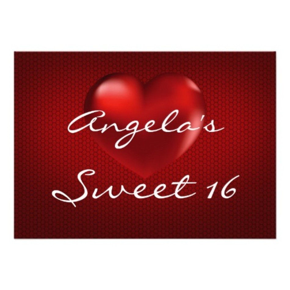 Sweet 16 Clip Art Hearts