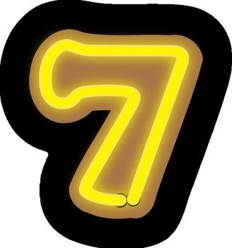 Number Seven Clip Art N2