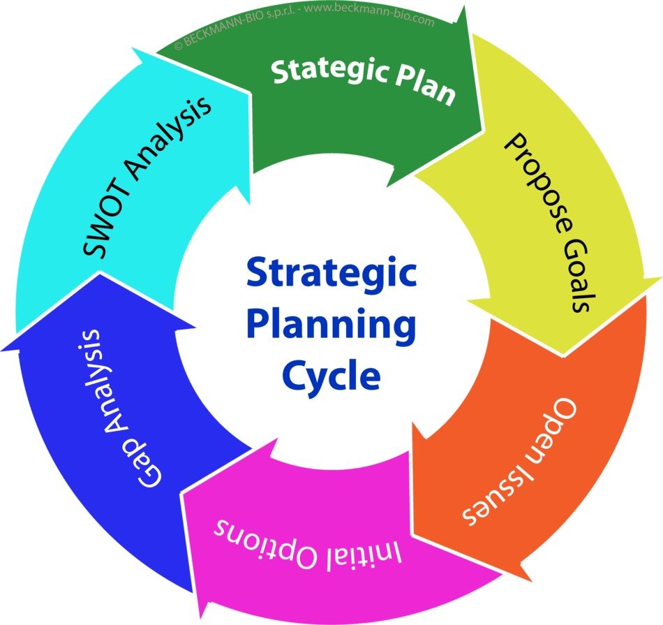 Strategic Planning Cycle As A Graphic Illustration Free Image Download