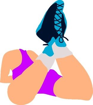 Wrestler Laying Down Clip Art