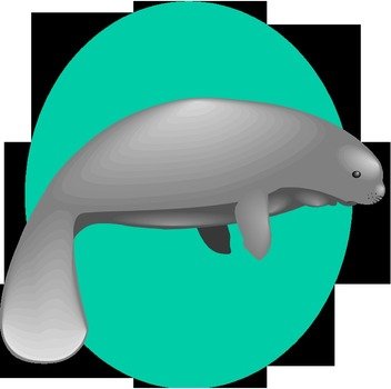 Manatee Clip Art Free N8