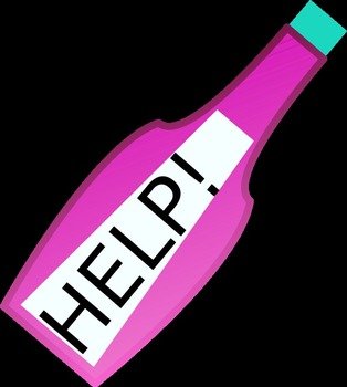 Message In A Bottle Clip Art Free N4