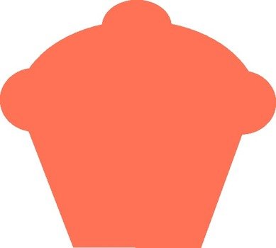 Chocolate Cupcake Clip Art N7