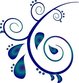Paisley Border Clip Art N2