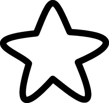 Star Clip Art Black And White N10