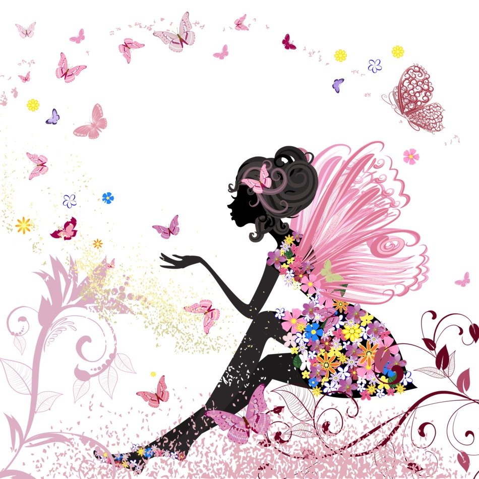 picture of fairies with butterflies