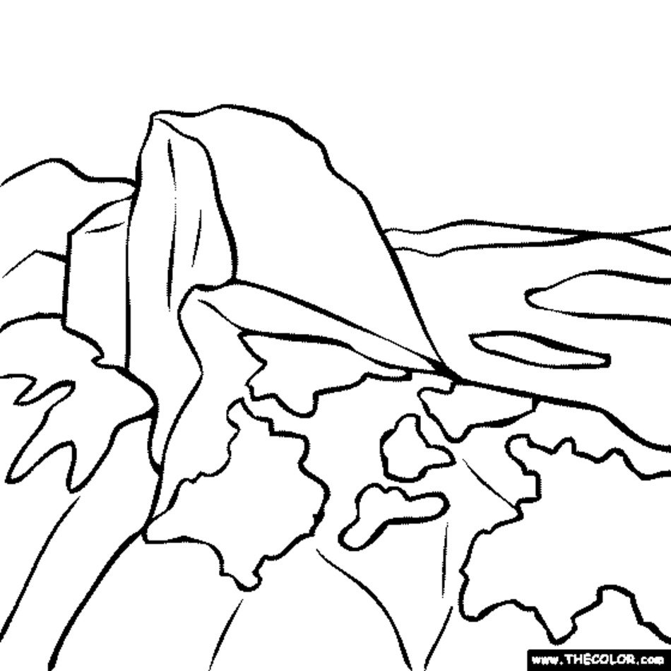 Yosemite National Park Coloring Pages