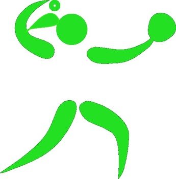 Softball Player Clip Art N4