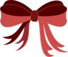 Ribbon red drawing