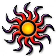 Summer Sun Clip Art N25