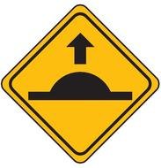 Speed Hump Ahead Sign