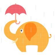 Cute Elephant Clip Art N13