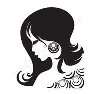 Retro Lady Stamp